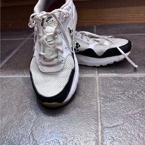 Nike Air White and Black Athletic Shoes